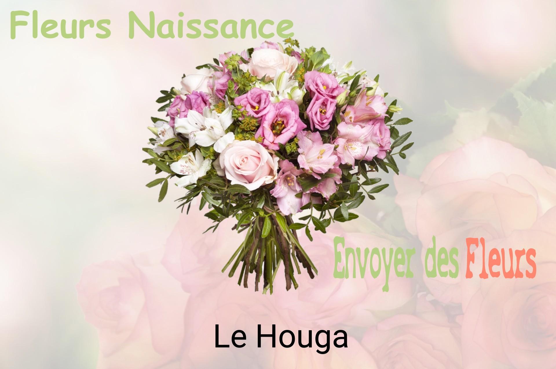 Bouquet de fleurs de naissance livré à Le Houga